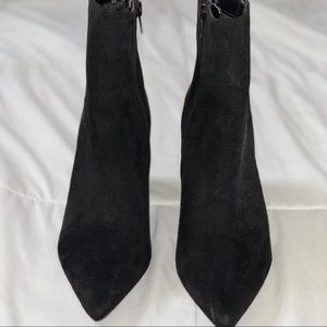 Forever21 black suede booties.